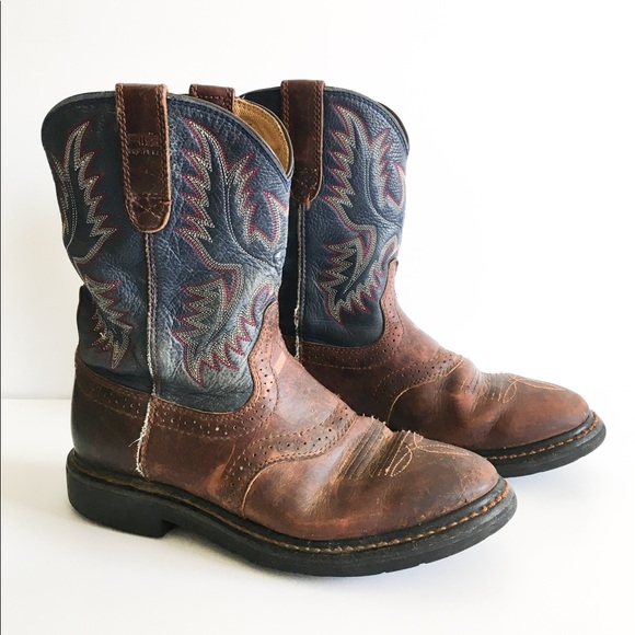 ariat navy boots